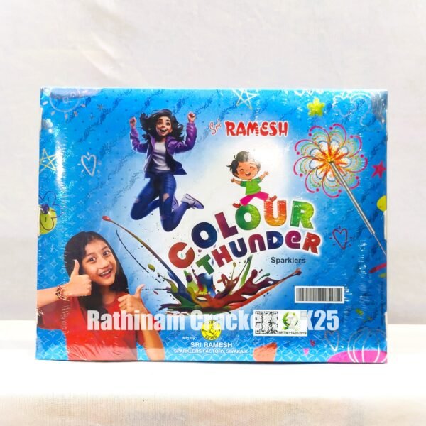 10 Cm Color Thunder ( New 2025 )1 Pkt -  5 Box