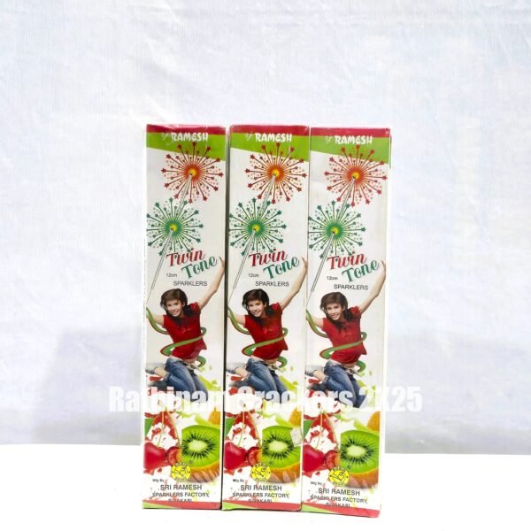 12 cm Twin Tone ( 2 in 1 R & G )10 Pcs - Box