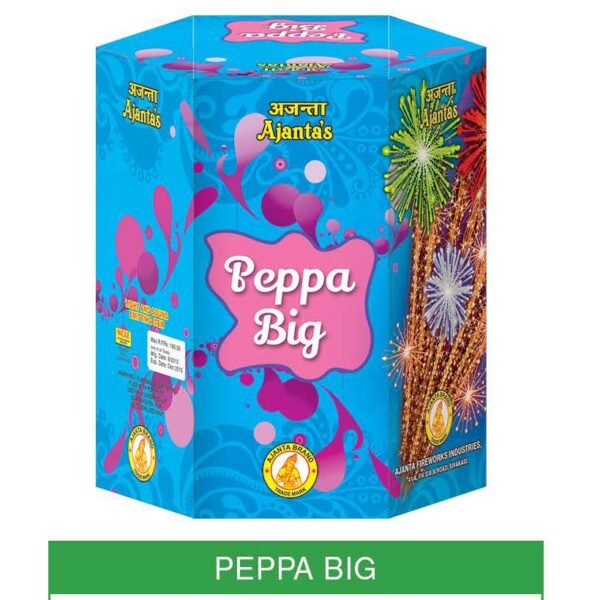 Peppa Pig ( 12 Twin Multi Crackling Shot ) 1 Pc - Box