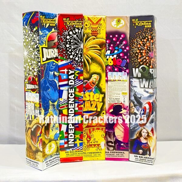 3" Aerial Shot ( 5 Varities Mix )1 Pc - Box