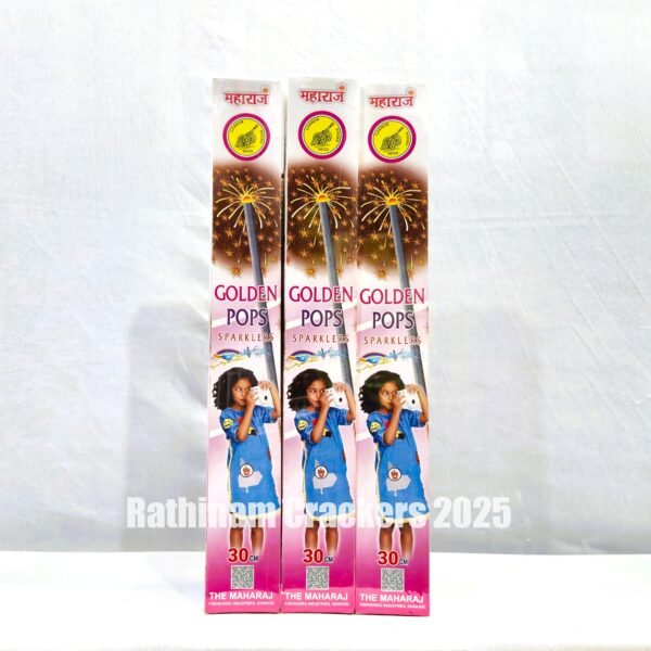 30 cm Golden Pops Sparklers 5 Pcs - Box