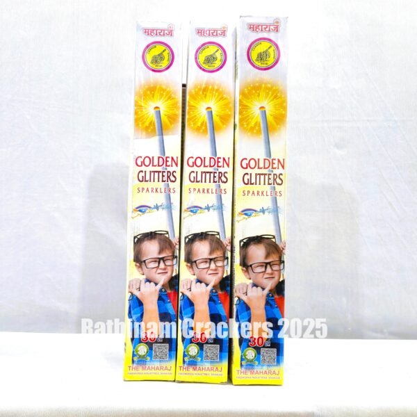 30 cm Golden Glitters 5 Pcs - Box