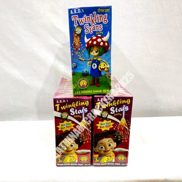 45 cm Twinkling star                          1 1/2"10 Pcs - Box