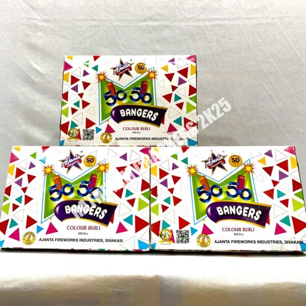 50 - 50 bangers ( Ajantha's Color Bijili )1 Box