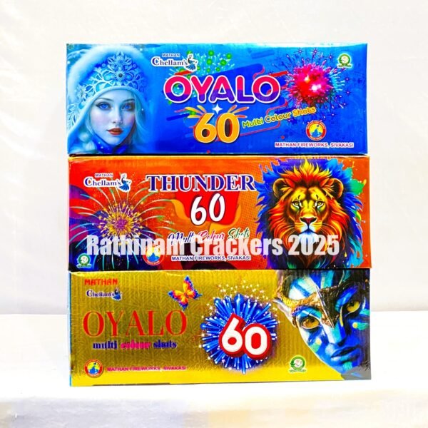 60 Shots Multi Colour ( Madhan FW )1 Pc - Box