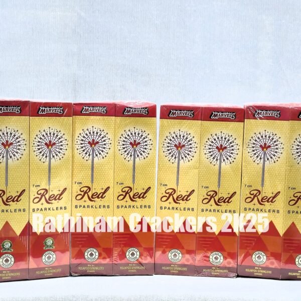 7 cm Red SparklersBundle (10 Boxes)