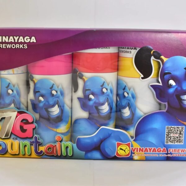 7G Fountain(Mega Assorted Showers) 5 Pcs - Box