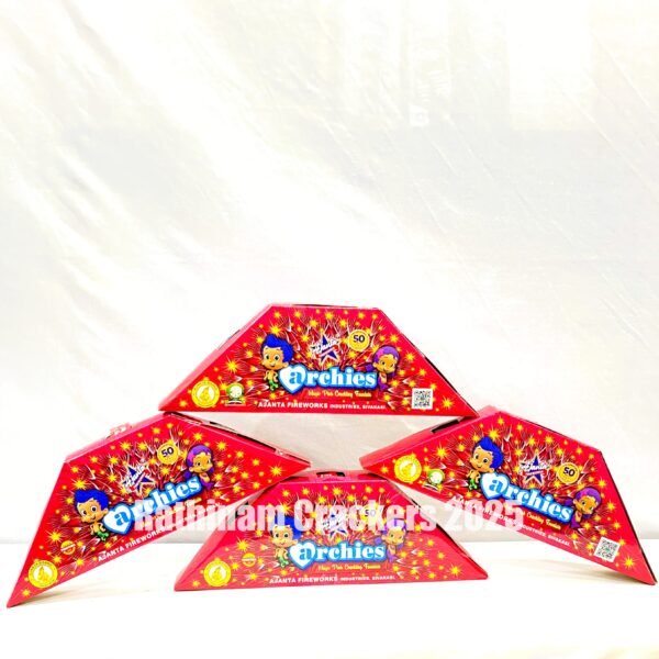 Archies ( Pink Crackling Peacock fountain ) 1 Pc - Box