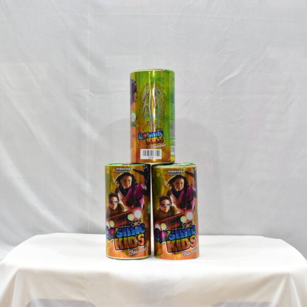 Cosmic Kids ( Red Green Silver & Crackling Shower ) 1 Pc - Box