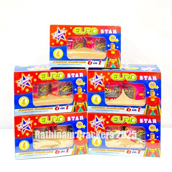 Euro Star ( 6 in 1 Jumping Chakkars ) 2 Pcs - Box