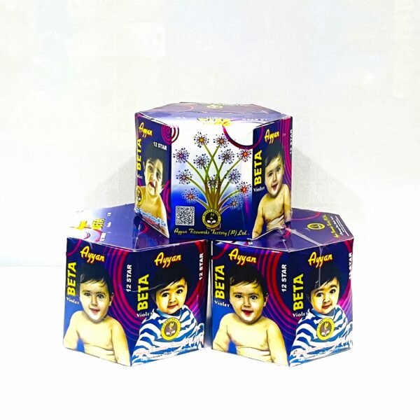 12 Star Violet Crackling ( 12 Violet Crackling ) 1 Pc - Box