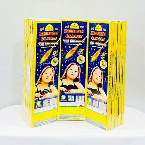 Tri Color candle ( Handheld Tricolor Torch ) 5 Pcs - Box