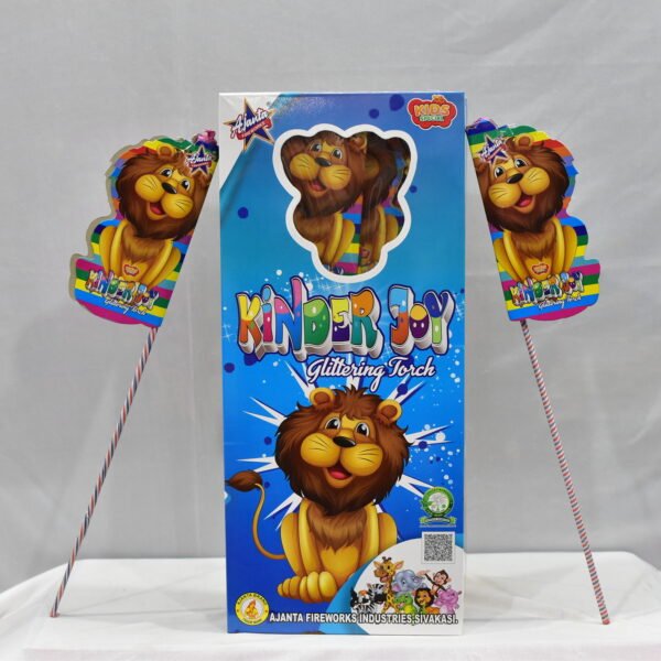 Kinder Joy(Toy Crackling Torch )  5 Pcs - Box