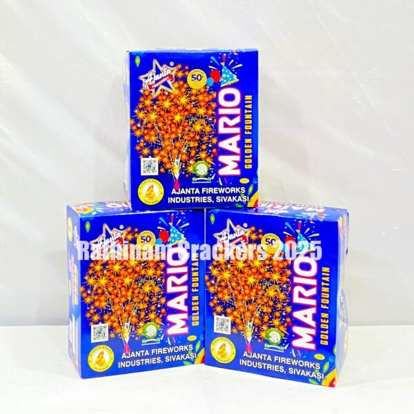 Mario ( Gold Glittering ) 2 Pcs - Box