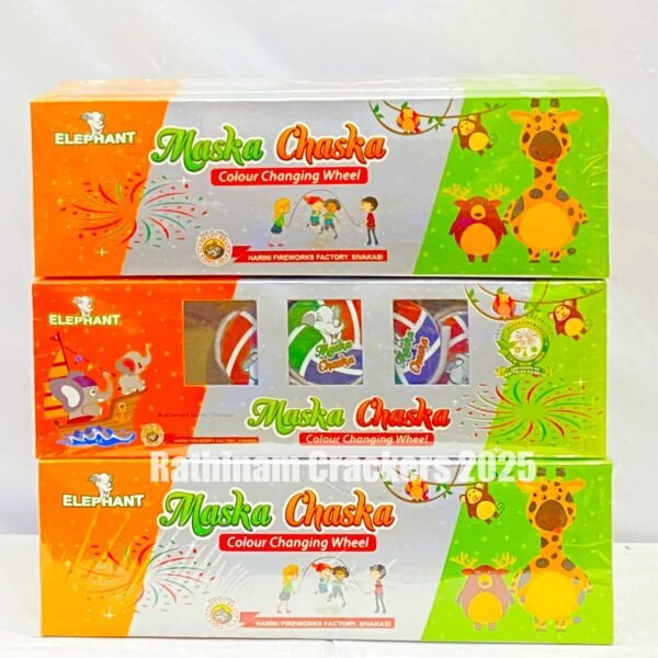 Maska Chaska ( Red & Green Wheel ) 5 Pcs - Box