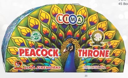 Peacock Throne ( Mega Peacock Fountain ) 1 Pc - Box