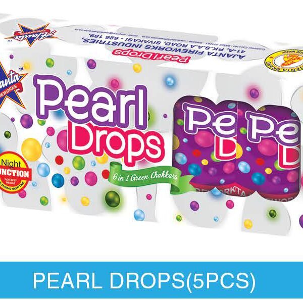 Pearl Drops ( Jumping Chakkars ) 5 Pcs - Box
