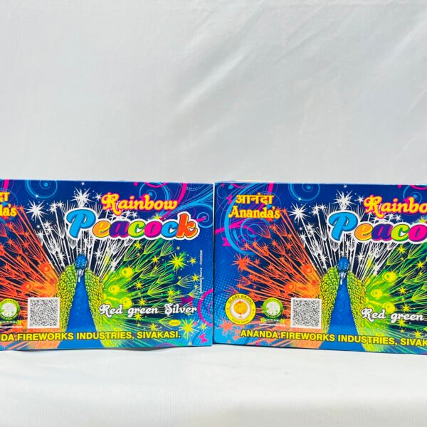 Rainbow Peacock ( Multi Color 5 Pipe  ) 1 Pc - Box