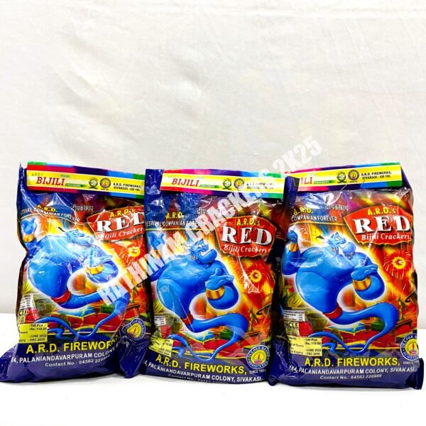 Red Bijili Crackers 100's Bag1 Bag