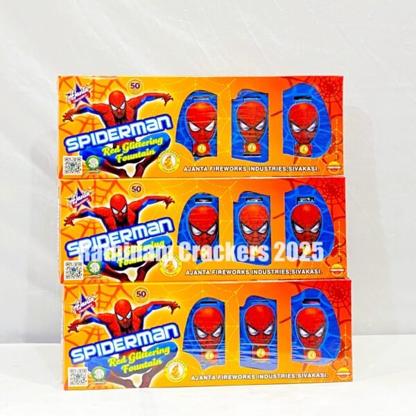 Spiderman ( Green Toy Fountain ) 5 Pcs - Box