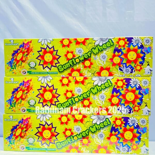 SUN FLOWER WHEELS ( Mega Size Wheel ) 10 Pcs - Box