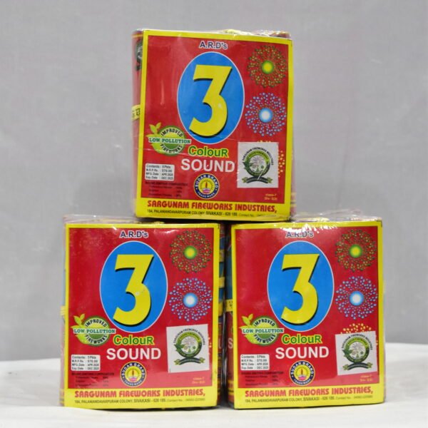 Three Sound Crackers 4" 1 Pkt