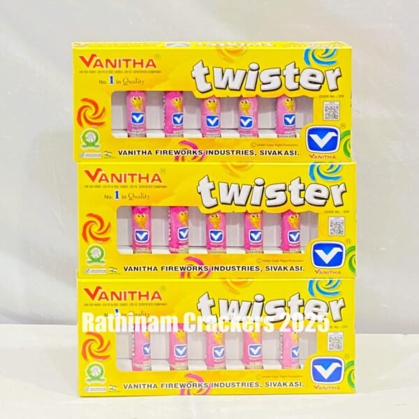 Twister ( pink Butterfly ) 4 Pcs - Box