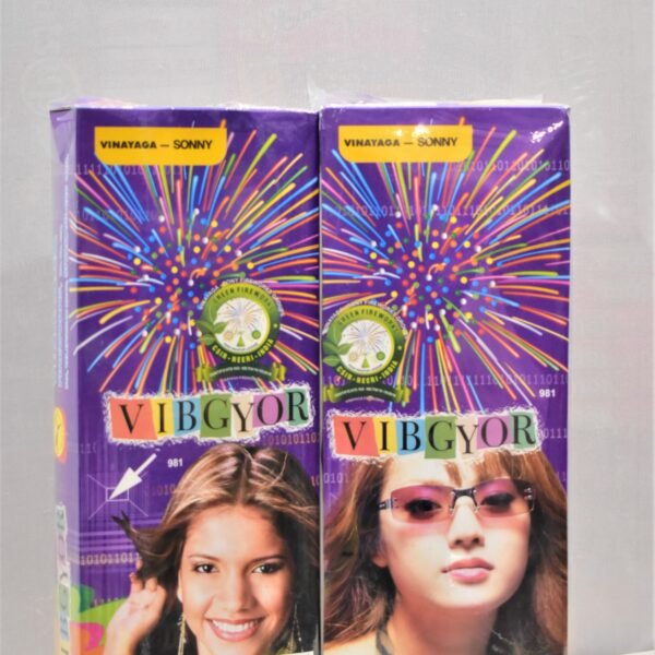 3 1/2" VIBGYOR ( Multi Color Mixing ) 2 Pcs - Box