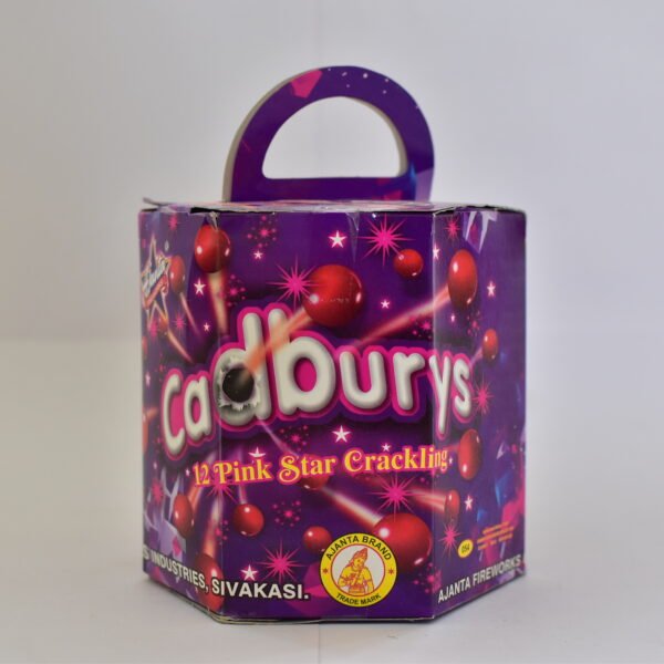 Cadburys ( 12 Pink Crackling Shots ) 1 Pc - Box