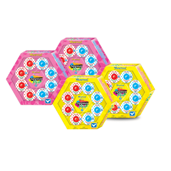 Color Spinner Mix( R&G&White Effects ) 8 Pcs - Box