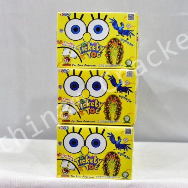 Tickety Toc ( Red & Green Crackling ) 10 Pc - Box