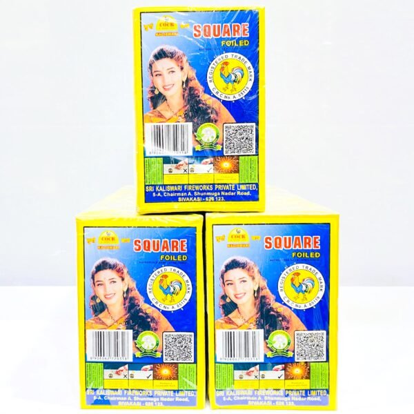 Square Foiled 10 Pcs - Box